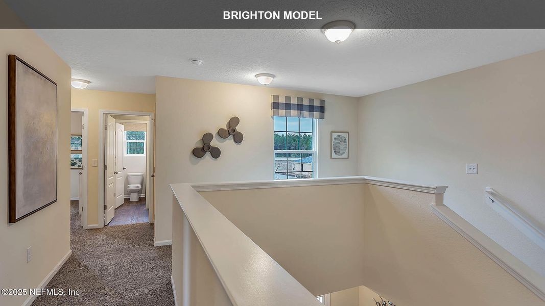 Furnished interior view inside a new home in The Arbors, Jacksonville (Image 18). Furnished interior view inside a new home in The Arbors, Jacksonville (Image 18).