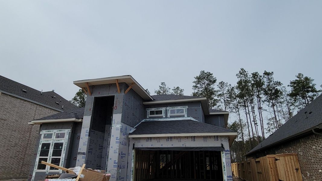 In-progress construction of a new home in , Porter, TX (Image 26). In-progress construction of a new home in , Porter, TX (Image 26).