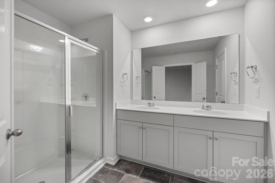 Furnished interior view inside a new home in Townes at Ribbon Walk, Charlotte (Image 6).