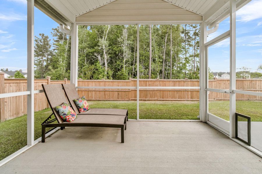 Exterior details and patio area of a home in Heron's Walk at Summers Corner, Summerville (Image 26).