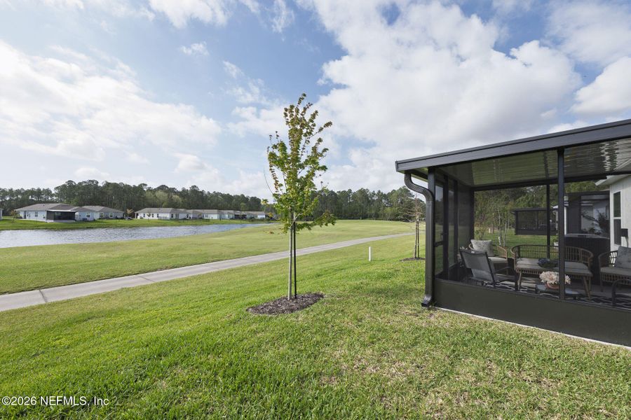 Exterior details and patio area of a home in , Bunnell (Image 29).