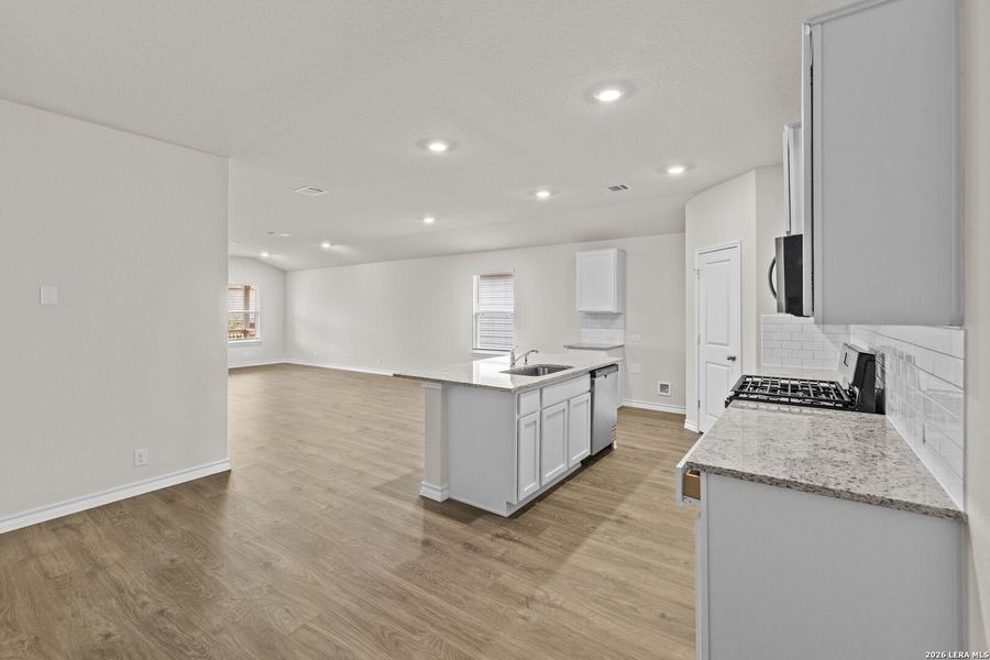 Furnished interior view inside a new home in Brookstone Creek, San Antonio (Image 5).