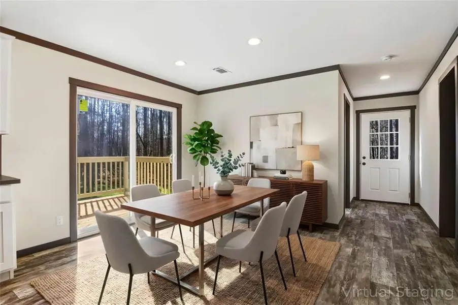 Furnished interior view inside a new home in , Eatonton (Image 5).