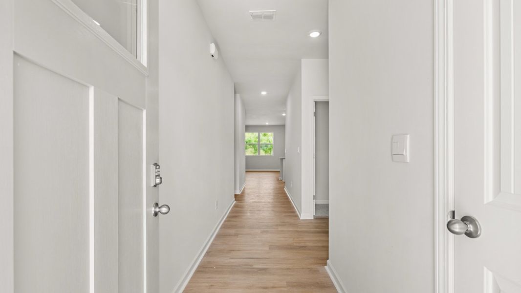 Representative unfurnished interior of a home built from the Freeport by D.R. Horton in Hamptons at Riverwood North, Dallas (Image 13).
