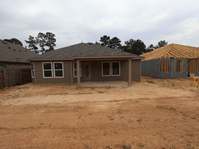 In-progress construction of a new home in Moran Ranch, Willis, TX (Image 23).