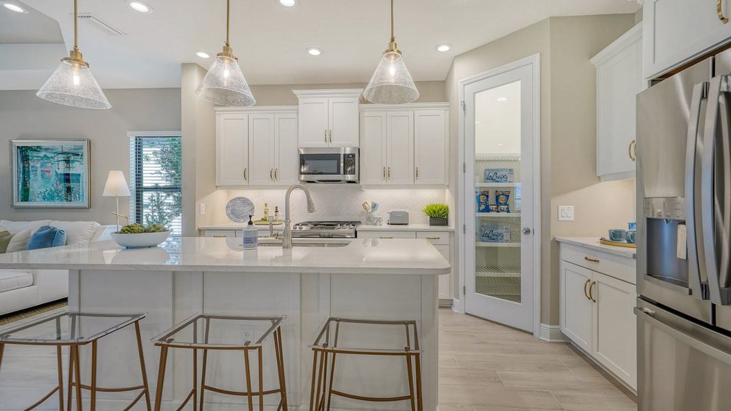 Furnished interior view inside a new home in Vistera of Venice, Nokomis (Image 15).