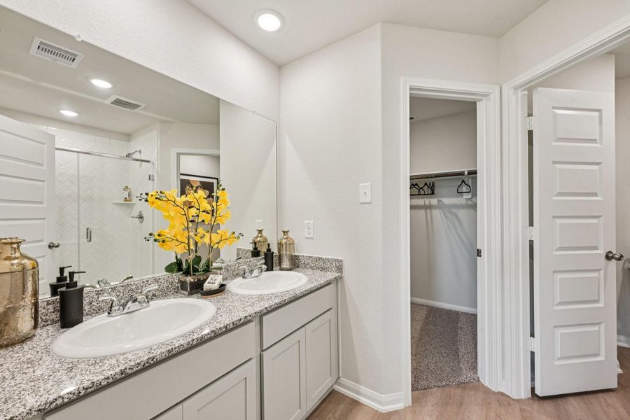 Furnished interior view inside a new home in The Landing, New Caney (Image 31).