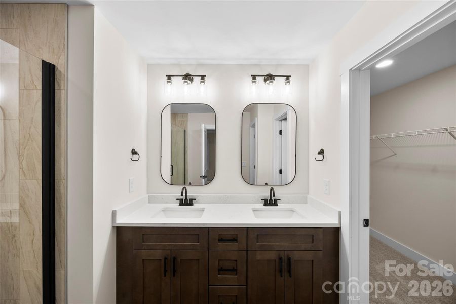 Furnished interior view inside a new home in , Albemarle (Image 8).