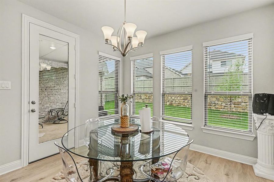 Furnished interior view inside a new home in Pecan Square, Justin (Image 15).