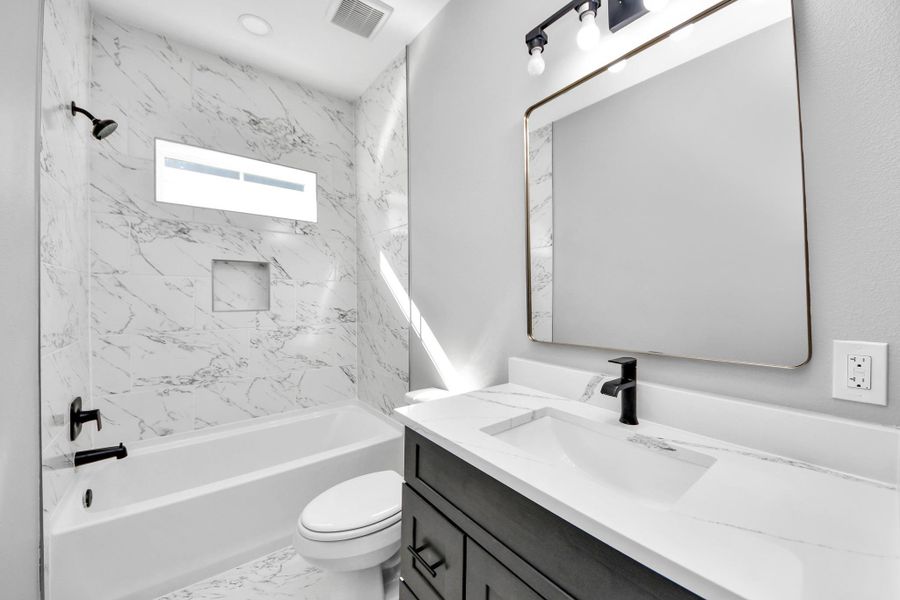 Furnished interior view inside a new home in , Houston (Image 11).