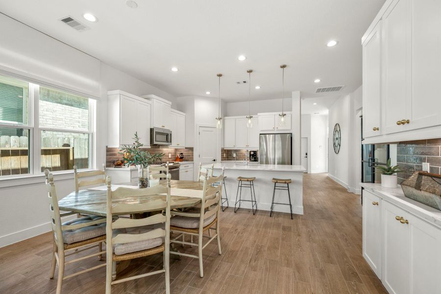 Appreciate the additional cabinetry and ample storage in the dining, also with under cabinet lighting. Appreciate the additional cabinetry and ample storage in the dining, also with under cabinet lighting.