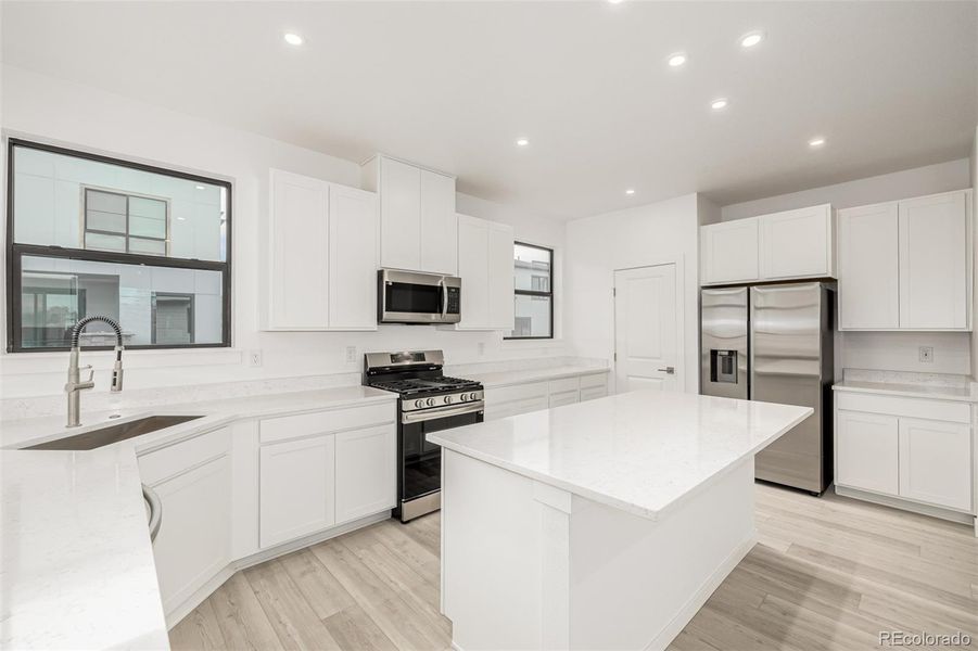 Furnished interior view inside a new home in , Denver (Image 13).