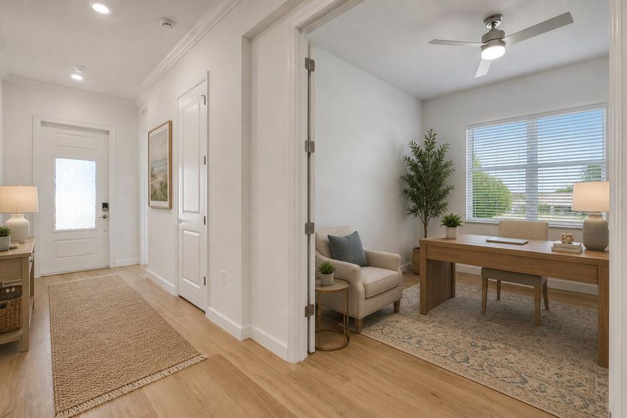 Bonus room/Office angle