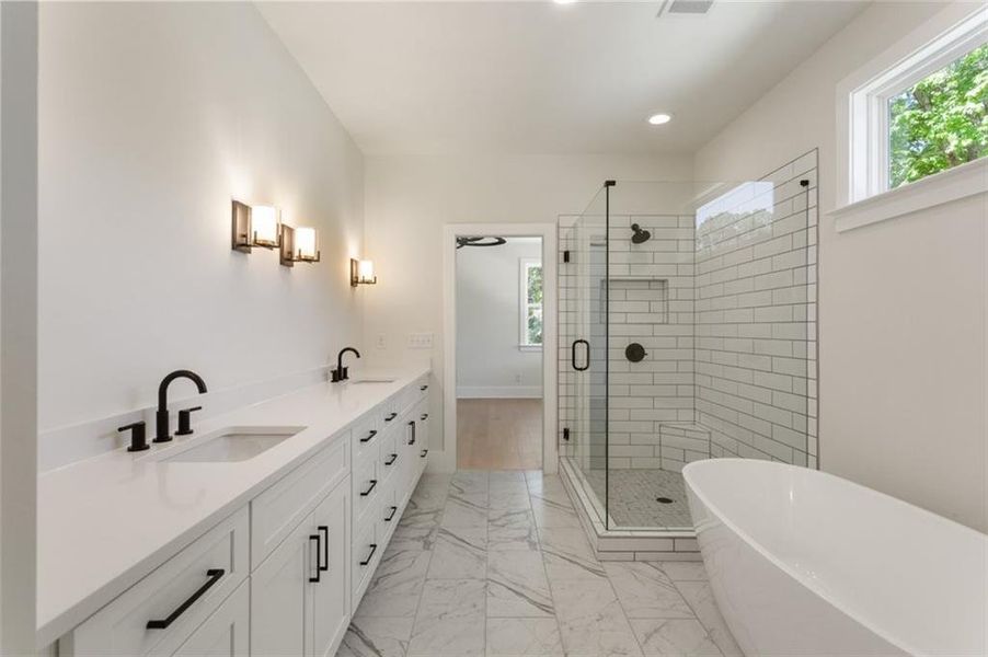 Furnished interior view inside a new home in , Smyrna (Image 16).