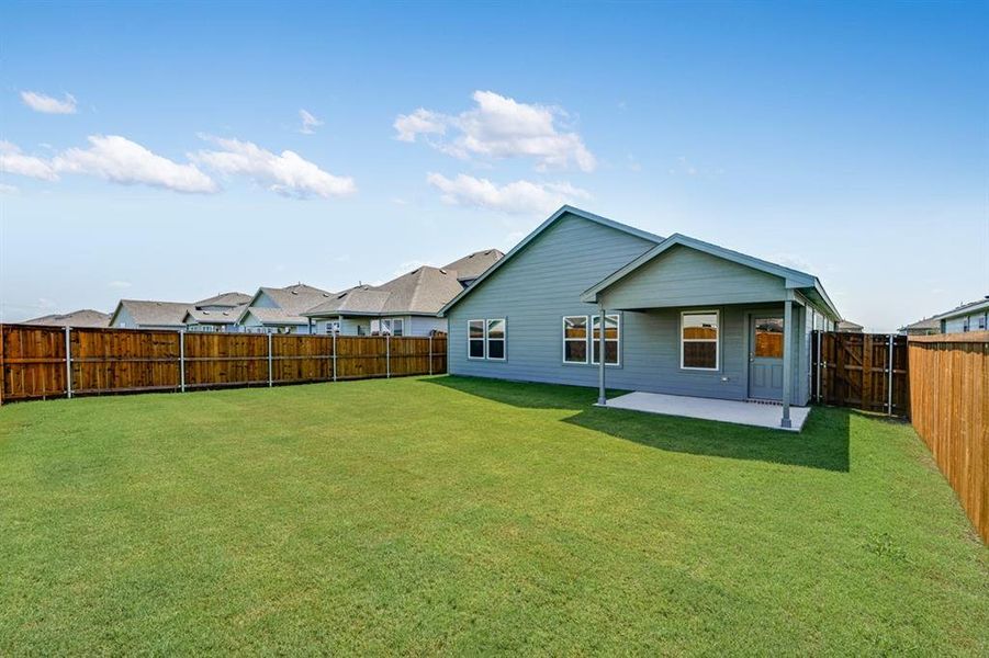 Front exterior of a new home in River Ridge, Crandall, TX, highlighting curb appeal (Image 2). Front exterior of a new home in River Ridge, Crandall, TX, highlighting curb appeal (Image 2).