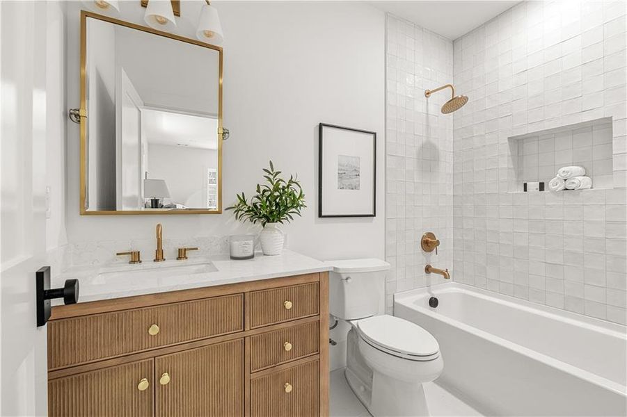 Furnished interior view inside a new home in , Smyrna (Image 47).