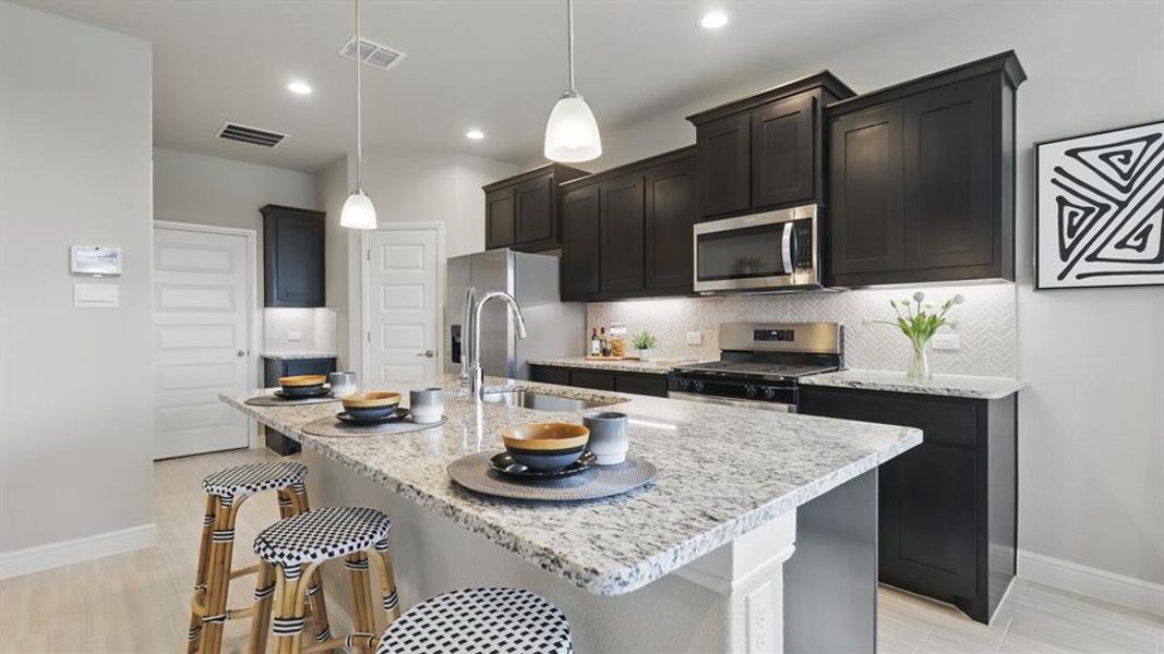 Furnished interior view inside a new home in Legado, Cleburne (Image 4).
