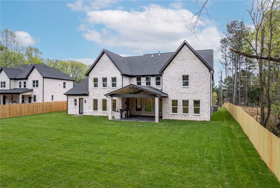 Exterior details and patio area of a home in , Dacula (Image 4).