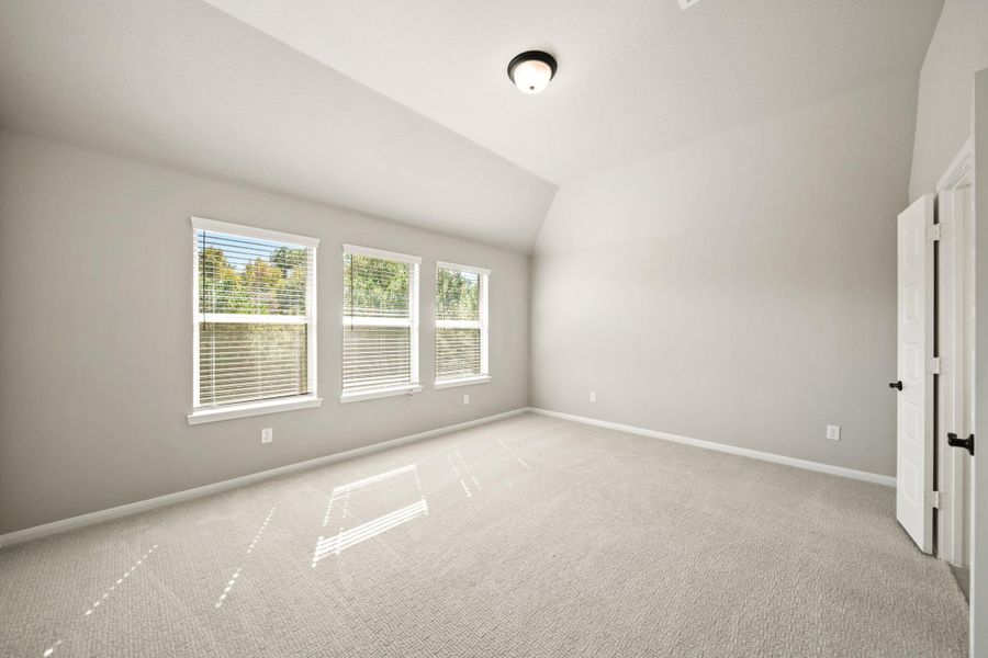 Spacious owner's suite