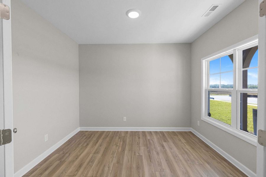 Flex Room with 15-Lite French Doors Option