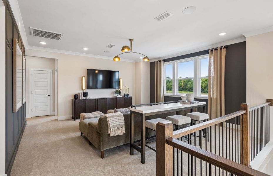 Representative furnished interior of a home built from the Montadale by John Wieland in Treymor, Mount Juliet (Image 29).
