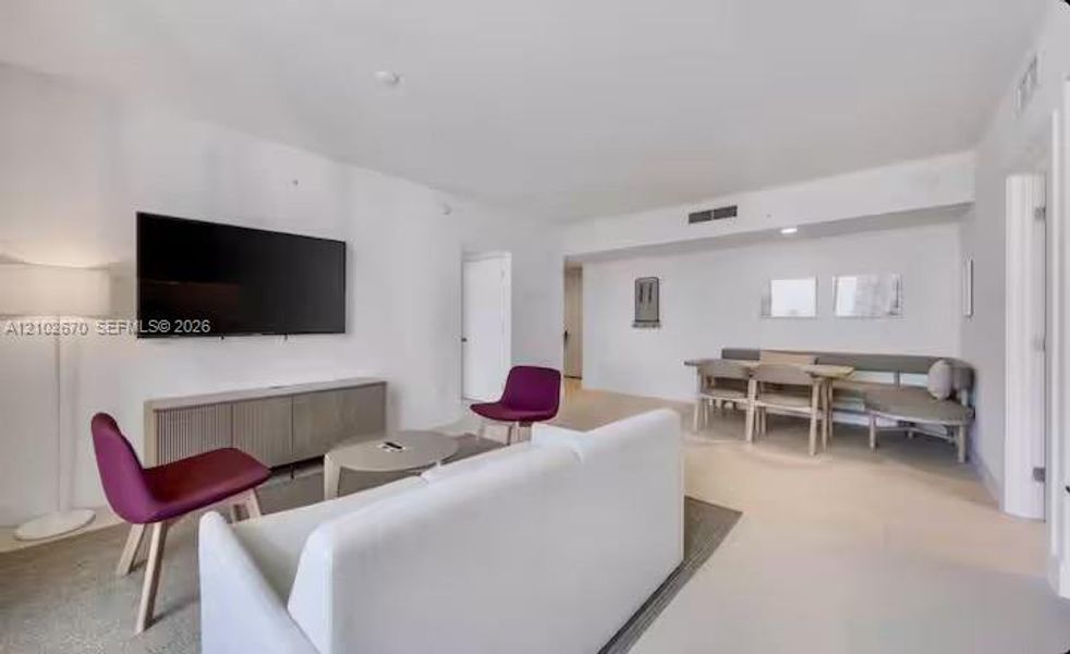 Furnished interior view inside a new home in , Miami (Image 31).
