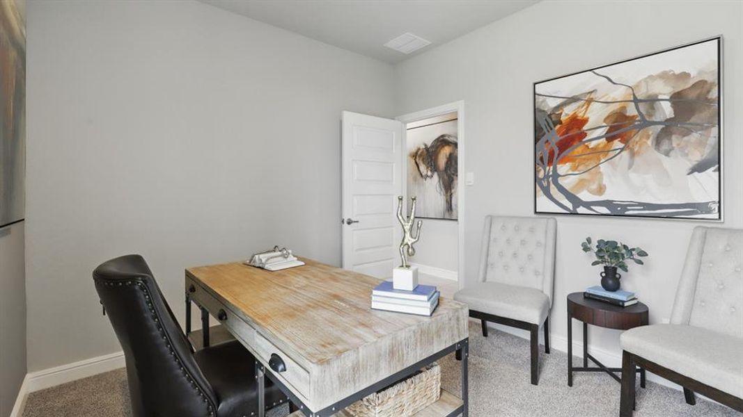 Furnished interior view inside a new home in Morningstar, Fort Worth (Image 32). Furnished interior view inside a new home in Morningstar, Fort Worth (Image 32).