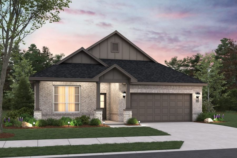Representative exterior photo of a completed home built from the Rowan Trinity Grove by Brohn Homes in Trinity Grove, Spring, TX (Image 15).