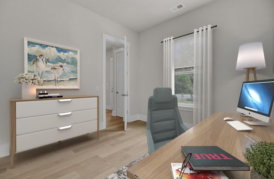 Furnished interior view inside a new home in , Johns Island (Image 29).