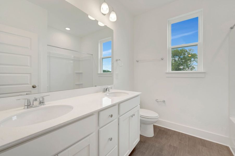 Furnished interior view inside a new home in McAlister Creek, Clayton (Image 10).
