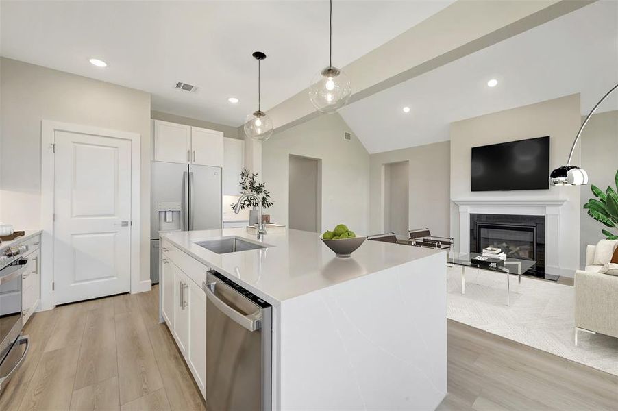 Furnished interior view inside a new home in Heritage Ranch, Sherman (Image 26).