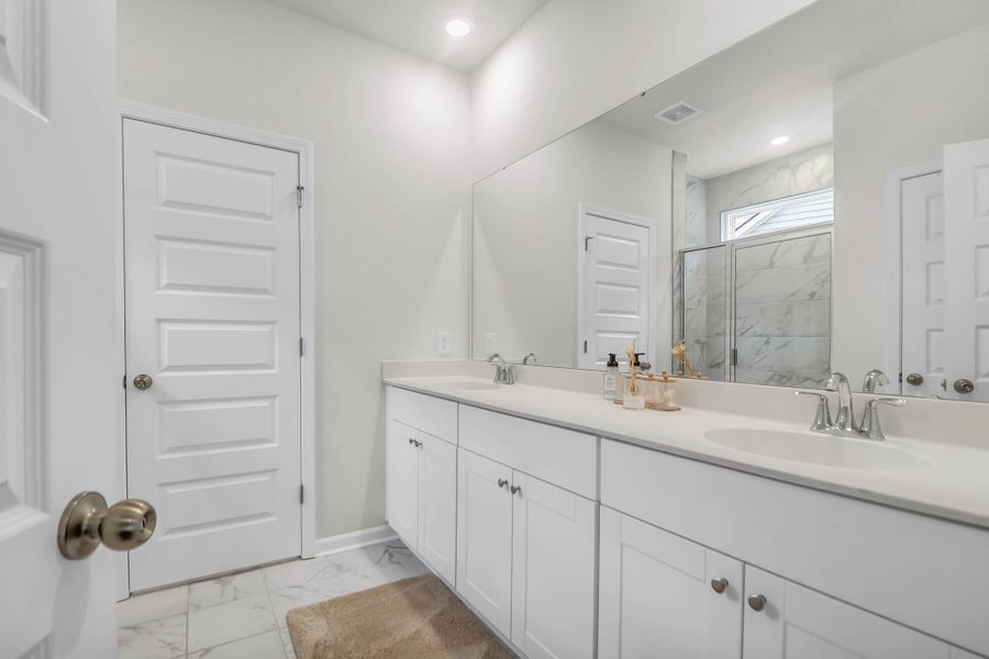 Furnished interior view inside a new home in Sweetgrass at Summers Corner: Arbor Collection, Summerville (Image 15).