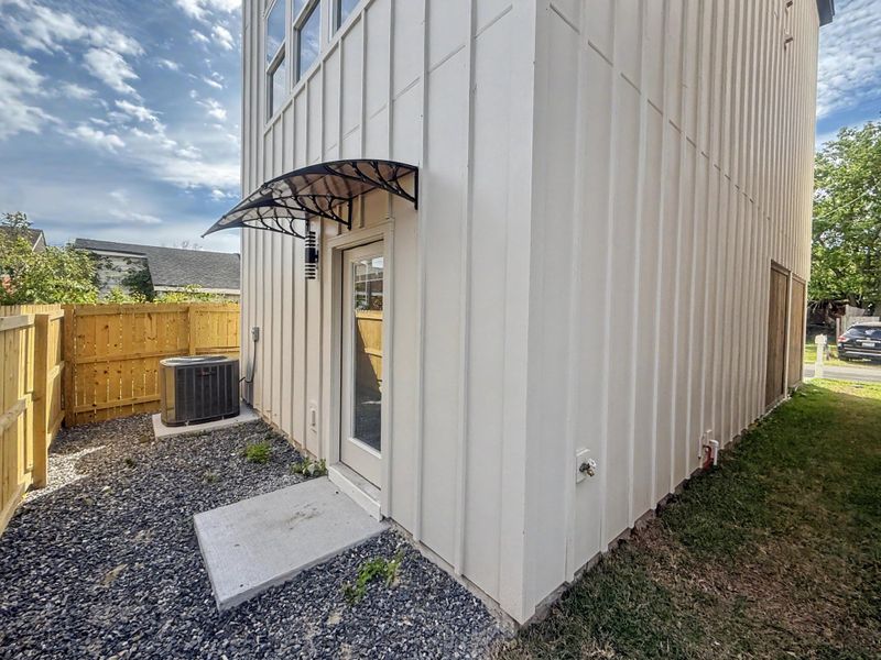 Exterior details and patio area of a home in , North Charleston (Image 3). Exterior details and patio area of a home in , North Charleston (Image 3).