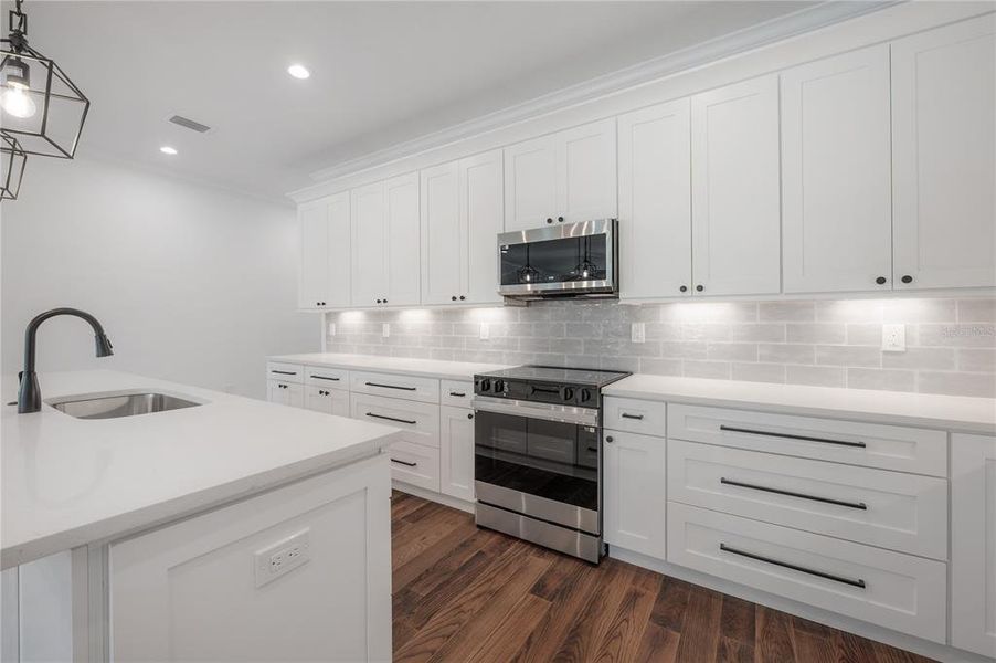 Furnished interior view inside a new home in , Tampa (Image 18). Furnished interior view inside a new home in , Tampa (Image 18).