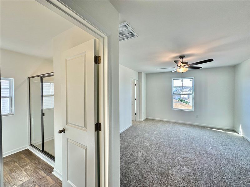 Spacious, unfurnished interior of a new home in Champions Village at Cherry Hill, Pendleton (Image 17).
