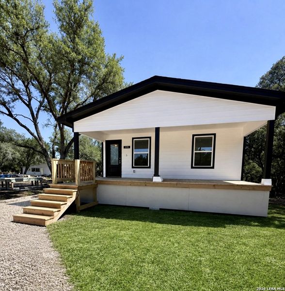 Exterior details and patio area of a home in , Bandera (Image 11). Exterior details and patio area of a home in , Bandera (Image 11).