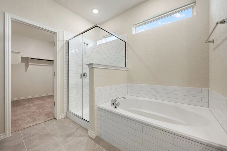 Furnished interior view inside a new home in The Cottages at Lariat, Liberty Hill (Image 18).