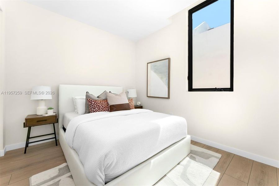 Furnished interior view inside a new home in , Miami (Image 5).