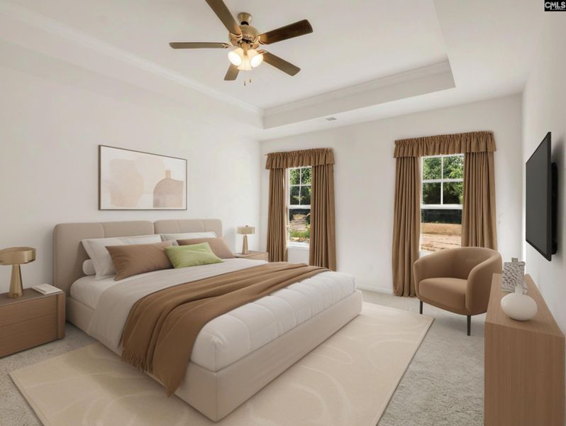 Furnished interior view inside a new home in Beulah Church Road, Camden (Image 8).