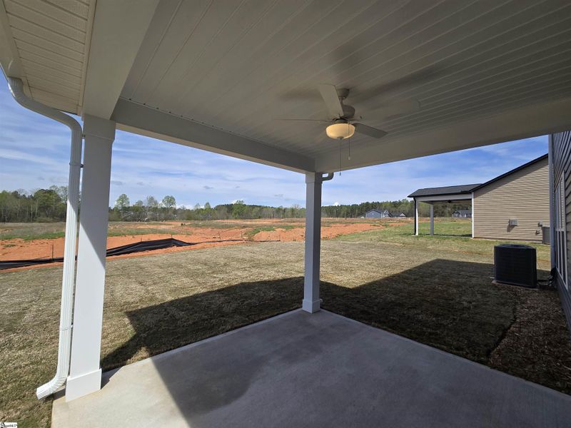Exterior details and patio area of a home in Shiloh Trail, Wellford (Image 4).