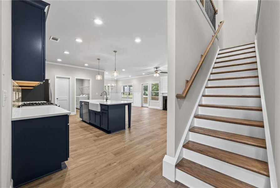 Furnished interior view inside a new home in , Loganville (Image 9).