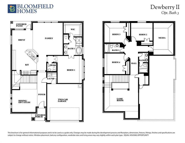 2D floor plan layout of this home in Bear Creek Classic 50, Lavon, TX (Image 2). 2D floor plan layout of this home in Bear Creek Classic 50, Lavon, TX (Image 2).
