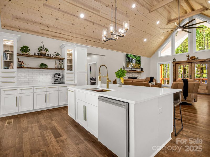Furnished interior view inside a new home in , Mill Spring (Image 3).