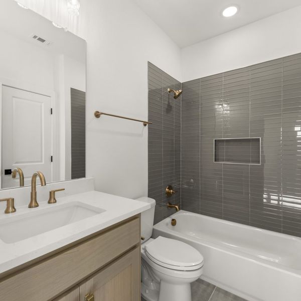 Furnished interior view inside a new home in Mosaic – 70′ Lots, Celina (Image 44).