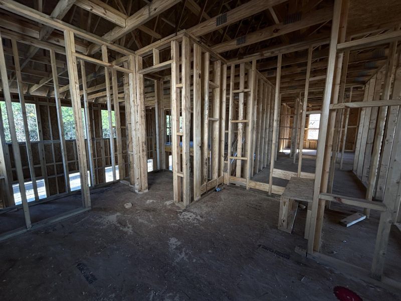 In-progress construction of a new home in Tea Farm: Presidents Series, Ravenel, SC (Image 42).