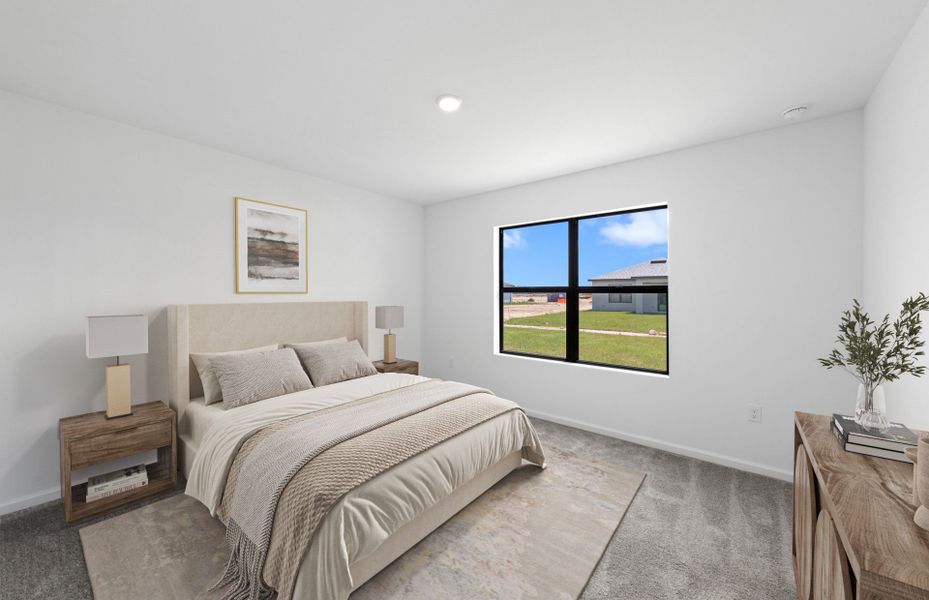 Furnished interior view inside a new home in Caloosa Cove, Labelle (Image 6).