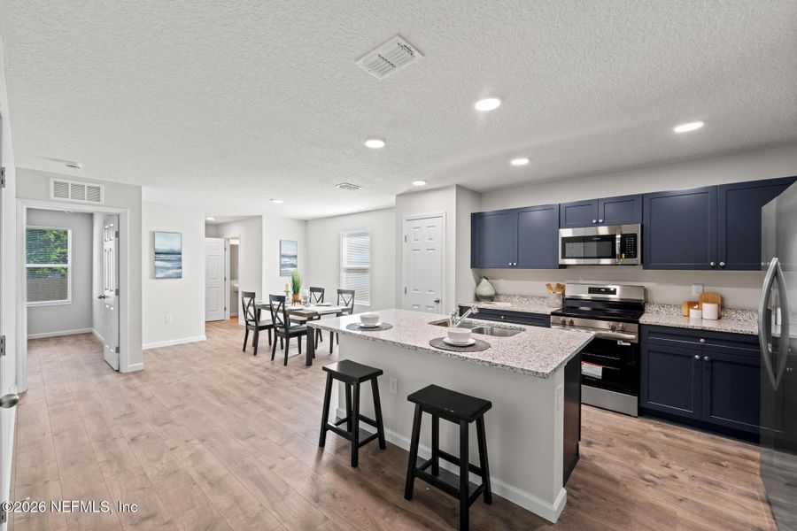 Furnished interior view inside a new home in , Jacksonville (Image 9).