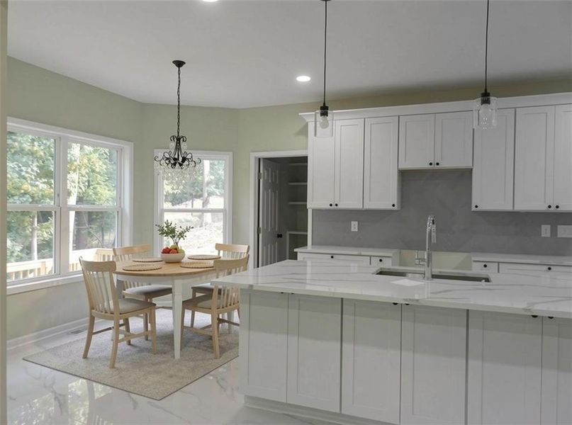 Furnished interior view inside a new home in , McDonough (Image 9).