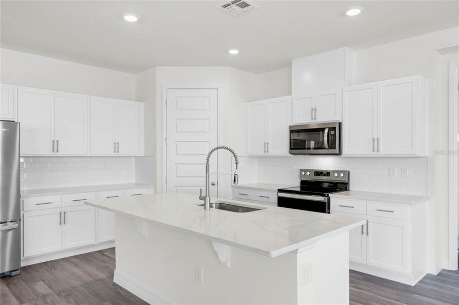 Furnished interior view inside a new home in Summerlin at Hawthorne Ranch, Lakeland (Image 3).
