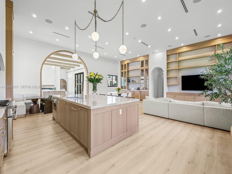 Furnished interior view inside a new home in , Palmetto Bay (Image 10).